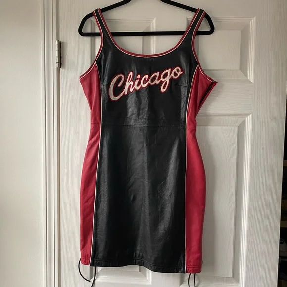 Dresses Leather Chicago Bulls Dress Poshmark